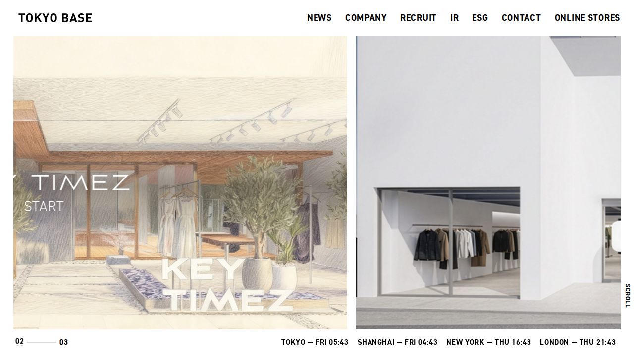 TOKYO BASE 公式サイト