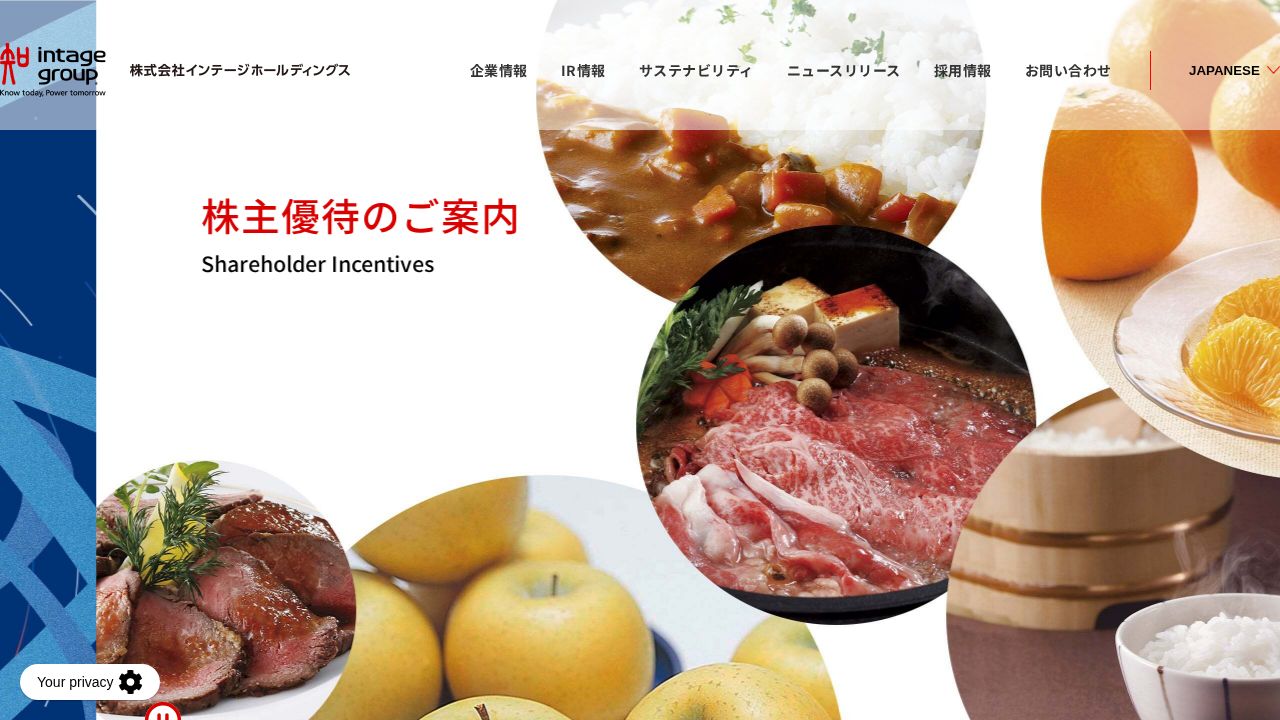 インテージホールディングス 公式サイト